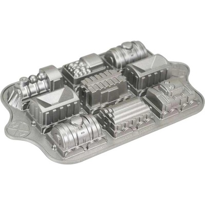 Nordic Ware Forma na Vláčik 9 ks strieborná 1,2 l