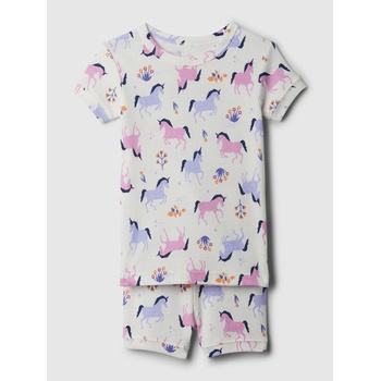 GAP Бебешка пижама с шарки GAP GAP | Byal | Момичешки | 80