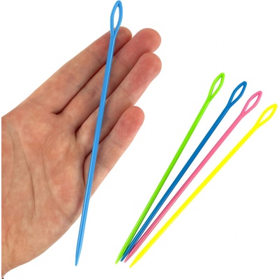 Jehla plastová tupá - dlouhá - 15 cm