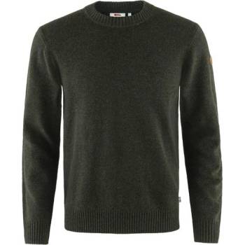 Fjallraven Övik Round-neck Sweater M dark olive