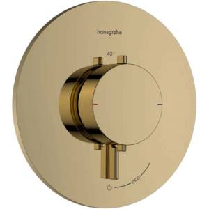 Hansgrohe Ecostat Comfort S - Смесител за душ за вграждане, с термостат, полиран златен вид 33714990 (33714990)