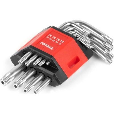 AMiO Kľúče torx krátke 125mm 9 ks TKS 01040