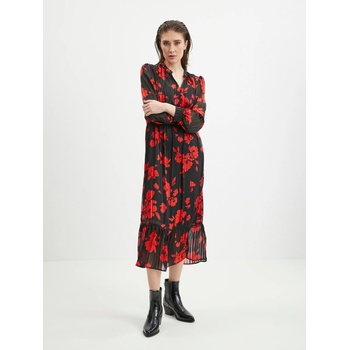 orsay Червено-черна дамска рокля на цветя ORSAY Orsay | Cheren | ЖЕНИ | XS