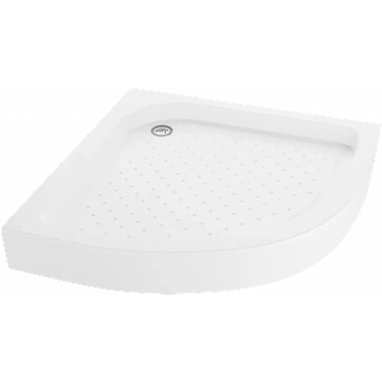 Mexen Rio полукръгъл поддушов корито 70 x 70 см, бял - 47107070 (47107070)