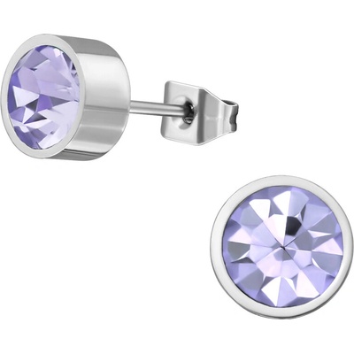 Mabell dámske náušnice z chirurgickej ocele VIOLETTA SK22129107-VIOLETC45