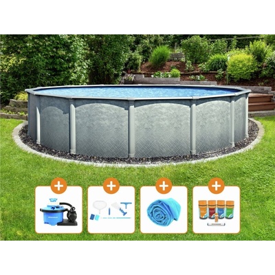 Steinbach Grande Pool Set Round Ø 366 x 135 cm - Пълен комплект Small - 1 компл (011761)
