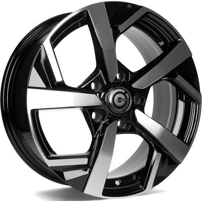 Carbonado Quincy 6,5x16 5x114,3 ET40 black front polished