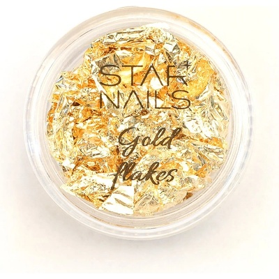 Starnails Gold flakes hliníková fólia