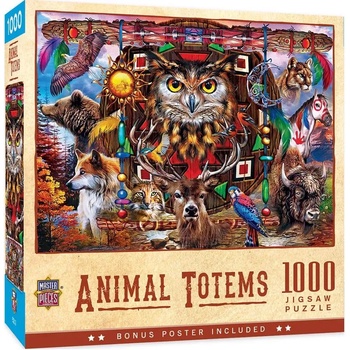 Image 1 of Masterpieces - Puzzle Spirit Animals 1000 - 1 000 piese