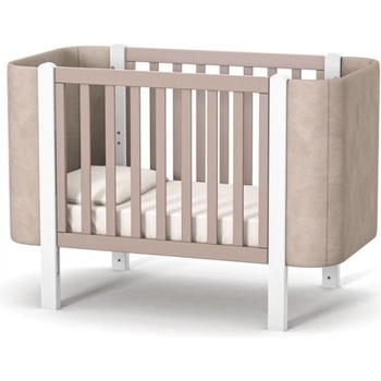Veres Бебешко креватче Монако ВЕЛУР КАПУЧИНО - БЯЛ