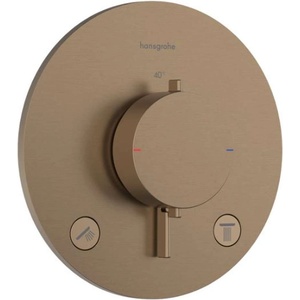 Hansgrohe Ecostat Comfort S - Термостатичен смесител за вграждане, за 2 извода, четкан бронз 33715140 (33715140)