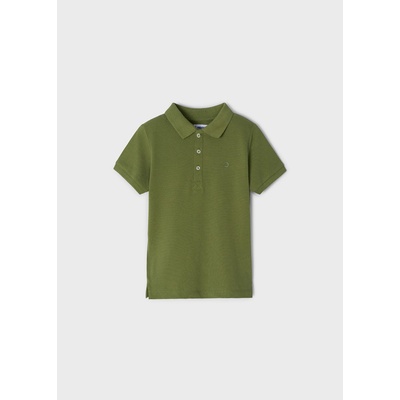 Mayoral triko polo s krátkým rukávem basic khaki