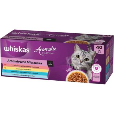 WHISKAS Adult Aromatic Mix sáčky 40 x 85 g