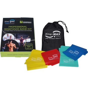 Kine-MAX Тренировъчен ластик Kine-MAX Professional Resistance Band Kit - Level 1-4 rb-l5-set