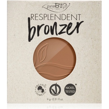 puroBIO Cosmetics Resplendent бронзант пълнител цвят 01 Pale Brown 9 гр