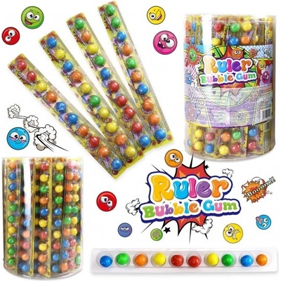 DISKONT Ruler bubble gum - žvýkačky na liště 25g