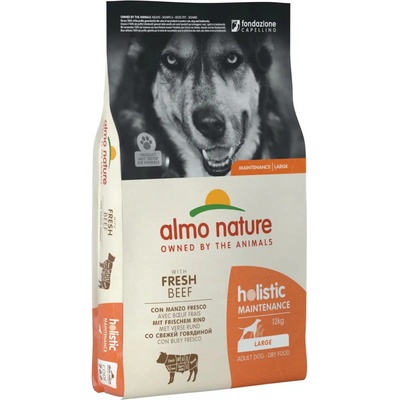 Almo Nature Holistic Maintenance L s čerstvým hovädzím 12 kg