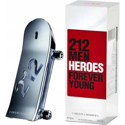 Carolina Herrera 212 Heroes Forever Young toaletná voda pánska 90 ml