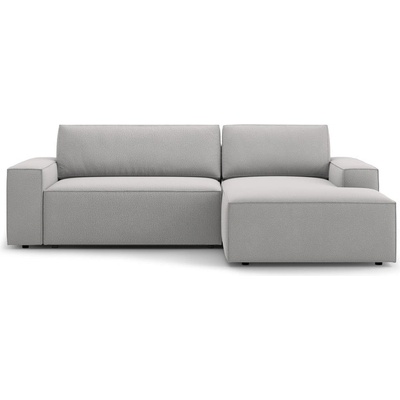 Micadoni Светлосив разтегателен ъглов диван (десен ъгъл) Jodie - Micadoni Home (MIC_RCF_78_F1_JODIE4)