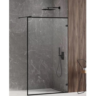 New Trendy EXK-2039 AVEXA BLACK walk - in sprchový kút 80 cm, 6 mm sklo 80 x 200 cm čierna