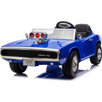 Mamido Dodge Charger R/T 24V 2x200W Dětské elektrické autíčko modrá – Zboží Mobilmania