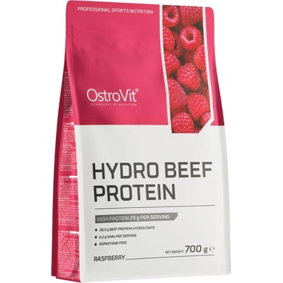 OstroVit Hydro Beef Protein | 96%+ Clear Protein [700 грама] Малина