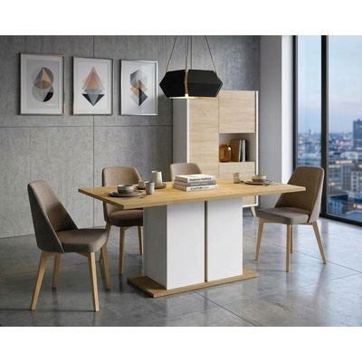 Demeyere Aldo Jídelní stůl Access oak - white