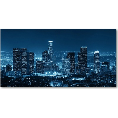 Foto obraz sklo tvrzené Los Angeles noc 100x50 cm