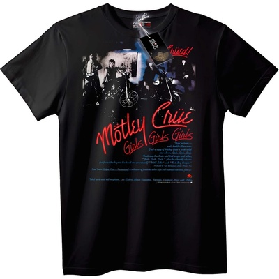 NOONEBRAND Тениска Motley Crue Момичета Момичета - XS, White