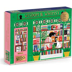 Galison - Puzzle Wisdom & Whimsy Bookshop metal - 1 000 piese