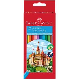 Faber-Castell Цветни моливи faber-castell шестоъгълни 12 броя 120112 (120112)