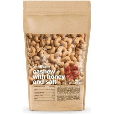 GymBeam Caramelised cashew with honey and salt 200 g