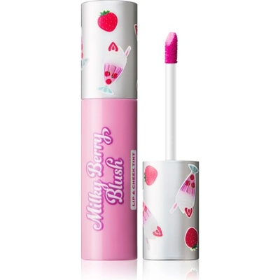 I Heart Revolution Milkshake Milky Berry Blush multifunkčné líčidlo na pery a tvár Pink Passion 10 ml