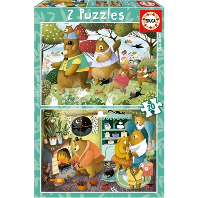 Educa Forest Tales 2 x 20 dílků
