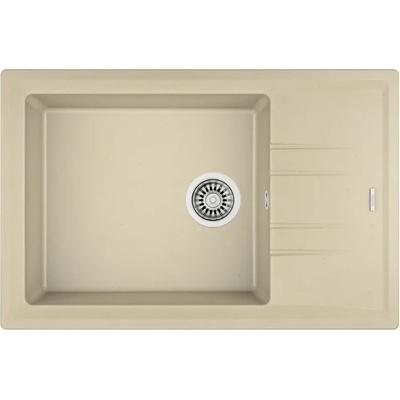 Teka STONE 60 S-TG СЛОНОВА КОСТ М. 1023. СК Гранитна мивка, обръщаема, за шкаф 60 см (М.1023.СК)