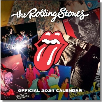 Oficiální nástěnný Rolling Stones 30,5 x 30,5|61 cm 2024
