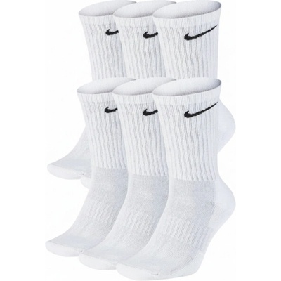NIKE SX7666-100 Everyday cushion crew 3 páry biela