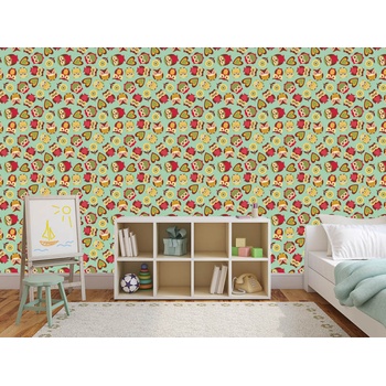 DIMEX ART s. r. o Луксозна флизелинова тапета зелени сови