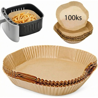 GourmetMaxx Papír na pečení do horkovzdušné fritézy 100ks, 20×4,5cm, 12648