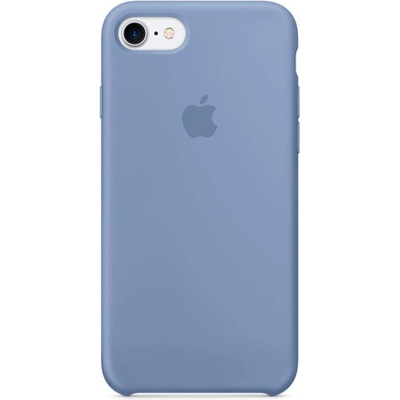 Apple Silicone Case - оригинален силиконов кейс за iPhone 8, iPhone 7 (светлосин)