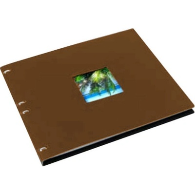 FotoDarky.cz Fotokniha 20x30cm, Kůže hnědá, 30 stran