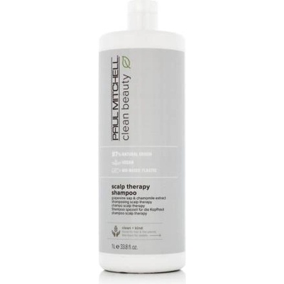 Paul Mitchell Clean Beauty Scalp Therapy Shampoo 1000 ml шампоан за сух, мазен или чувствителен скалп унисекс