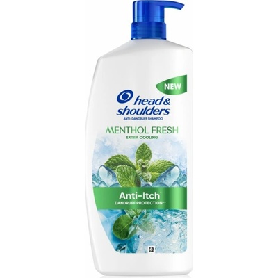 Head & Shoulders Menthol Fresh Extra Cooling šampon proti lupům s chladivým účinkem 1000 ml