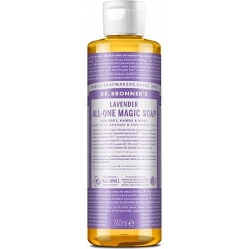 Dr. Bronner's tekuté univerzálne bio mydlo ALL-ONE Lavender 236 ml