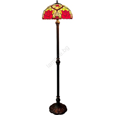 Brilagi - Tiffany витражна подова лампа GARLAN 2xE27/60W/230V (BG2792)