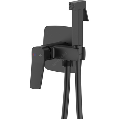 Armatura 4529-512-81 - Смесител за биде с ръчен душ за вграден монтаж MALAGA черен (KF0220)