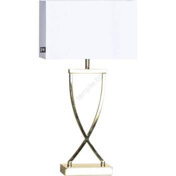 By Rydéns 2829610-5000 - Настолна лампа OMEGA 1xE27/5W/230V бял/златист (RS0007)