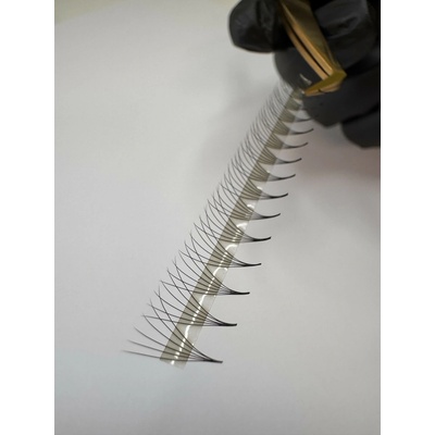 Luxury Lashes 6D Riasy Premium LINE v hotovom vejáriku 1 000 Ks Zakrivenie umelých rias: D, Dĺžka umelých rias: 11 mm, Hrúbka rias: 007