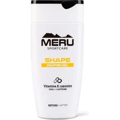 Meru Shape tvarující gel Chili a Kofein 150 ml – Zboží Dáma