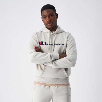 Champion Mikina Big Logo Fleece Grey
